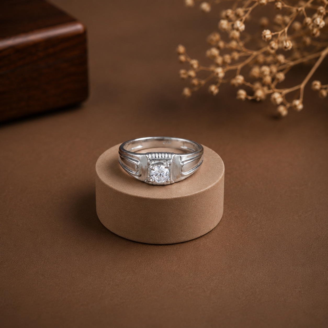 Devansh Classy & Elegant Silver Ring For Him