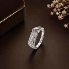 Aarush Signet Style Silver Ring For Him