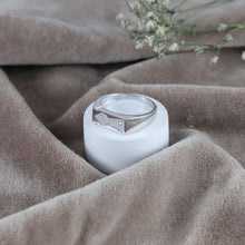 Aarush Signet Style Silver Ring For Him