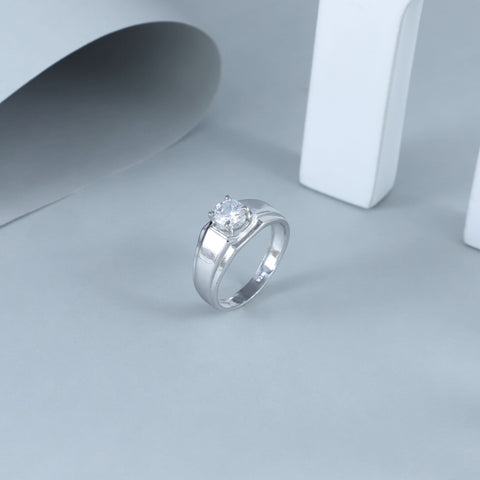 Atharv Premium Silver Ring For Him