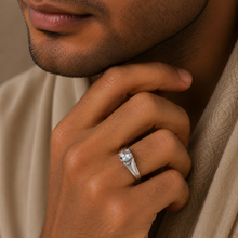 Jatin Imperial Shine Silver Ring For Him