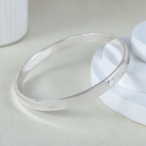 Arhan Sleek & Modern Silver Kada For Him