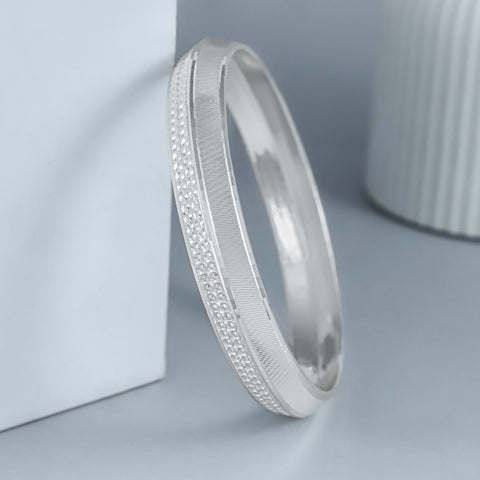 Modern Dual Silver Kada For Him