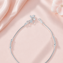 Zivika Ethnic Charm Grace Silver Anklets