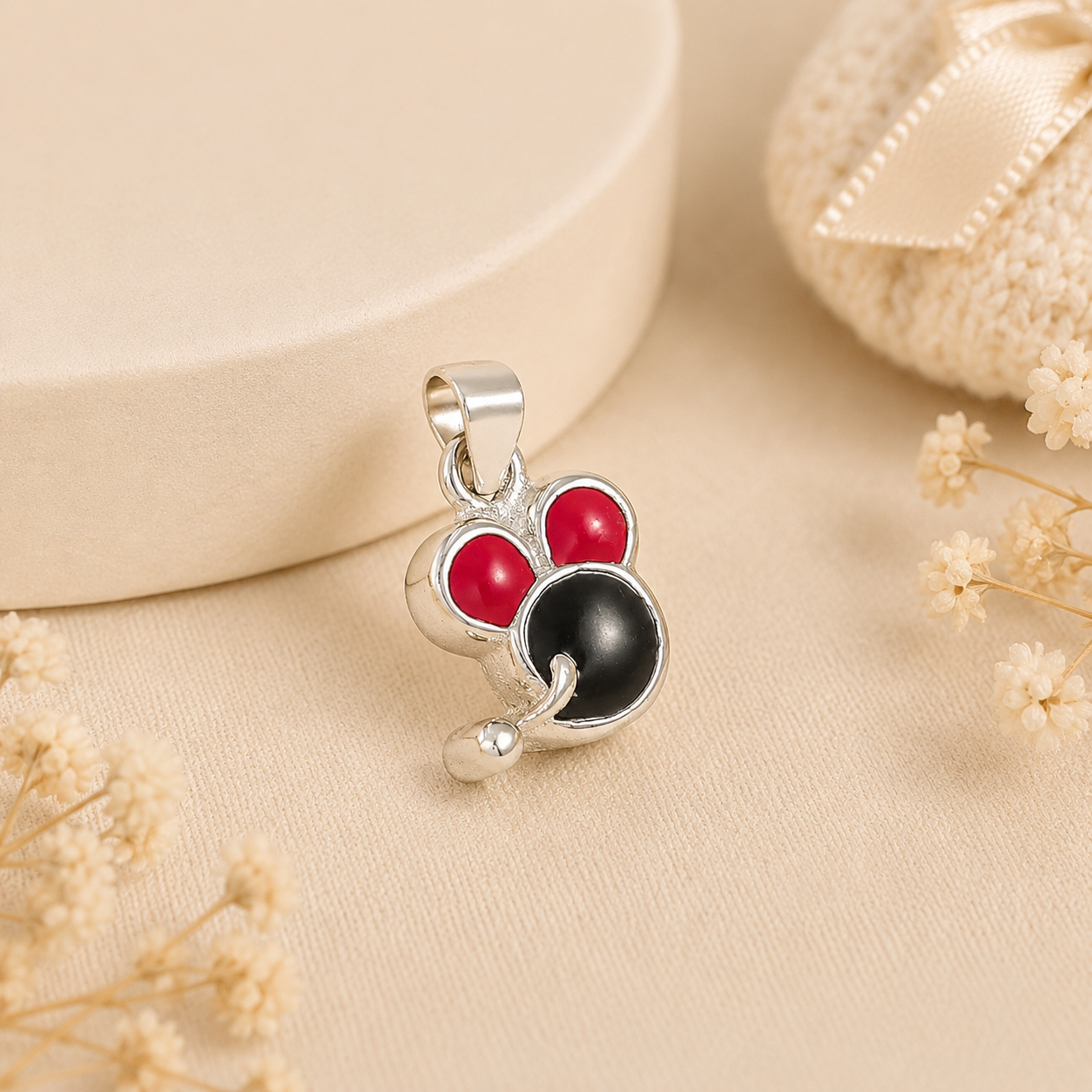 Charming Silver Pendant For Baby