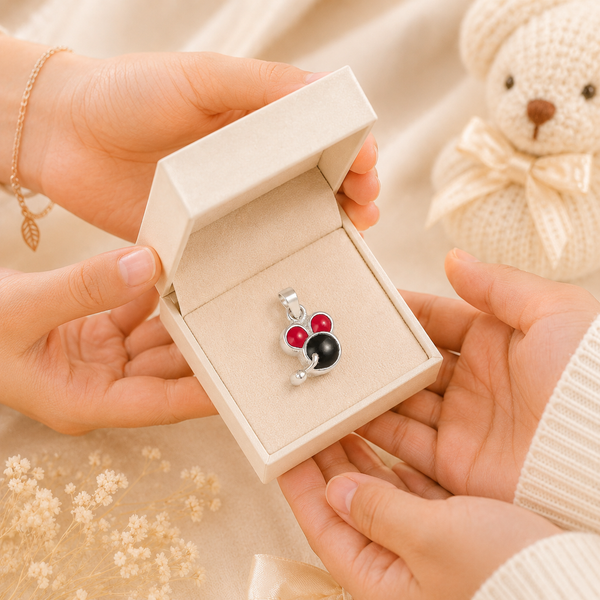 Charming Silver Pendant For Baby