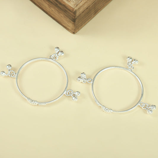 Sophia Silver Baby Bangles