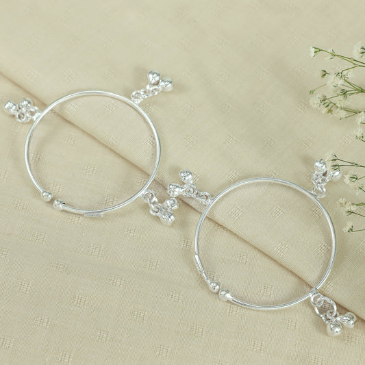 Farida Silver Baby Bangles