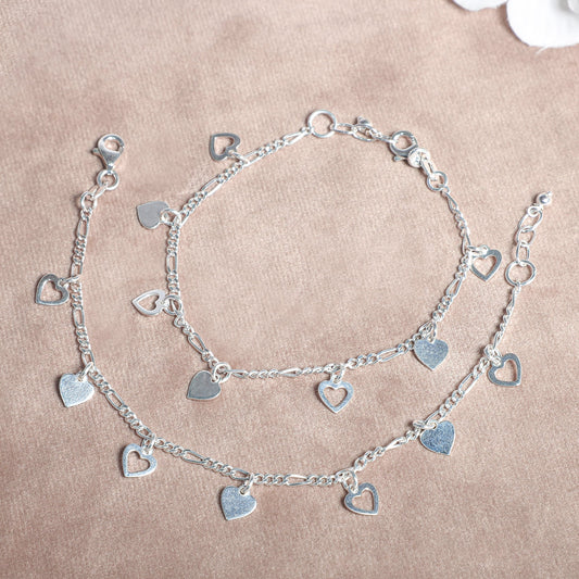 Lovely Silver Baby Anklets