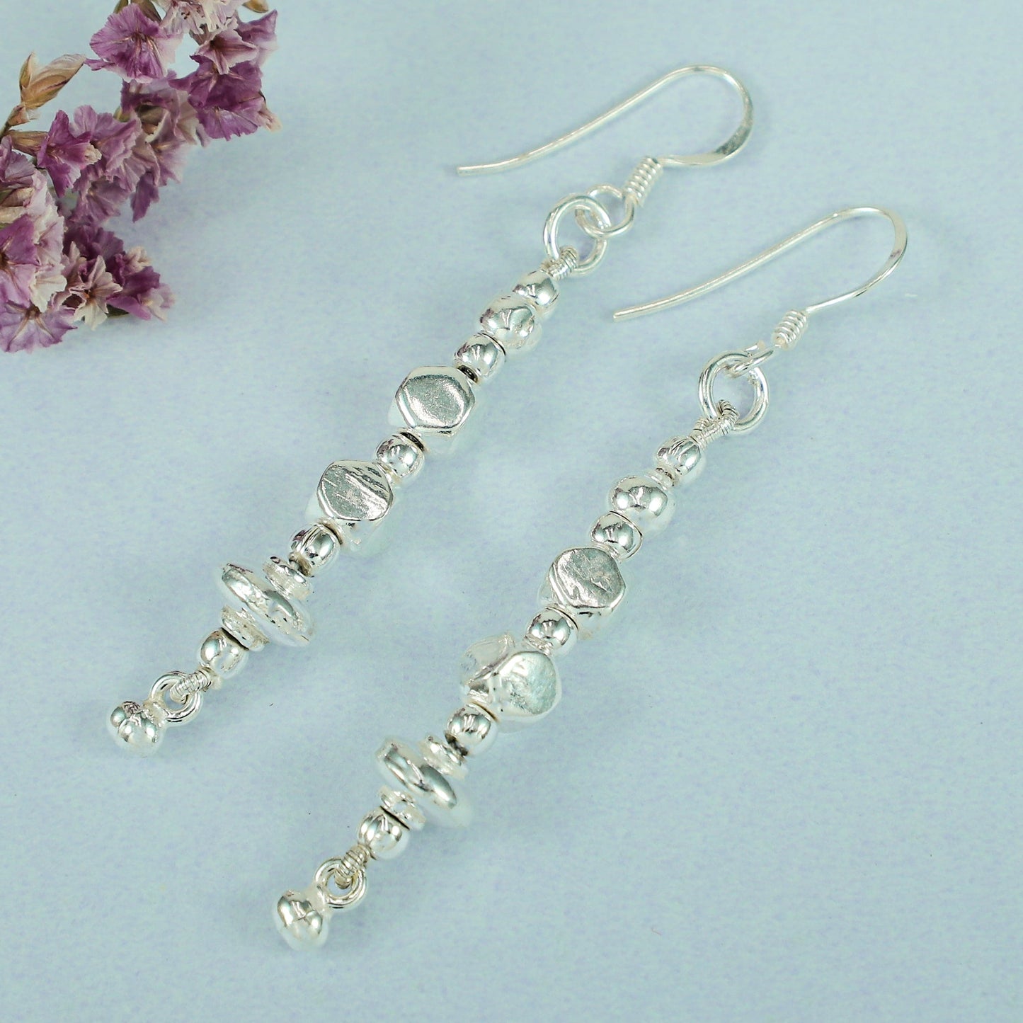 Avantika Silver Earrings