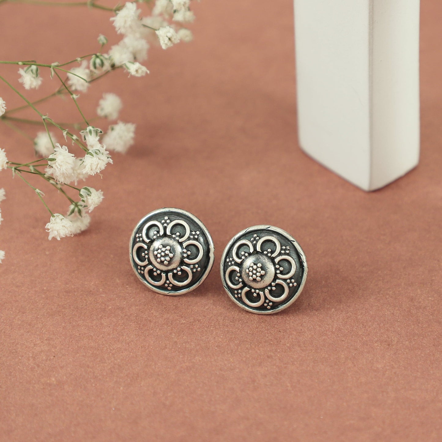 Amala Silver Earrings