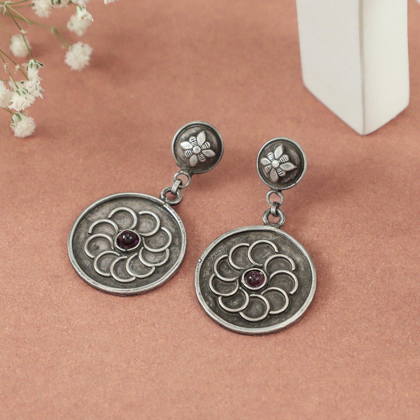 Sita Lovely Silver Earrings