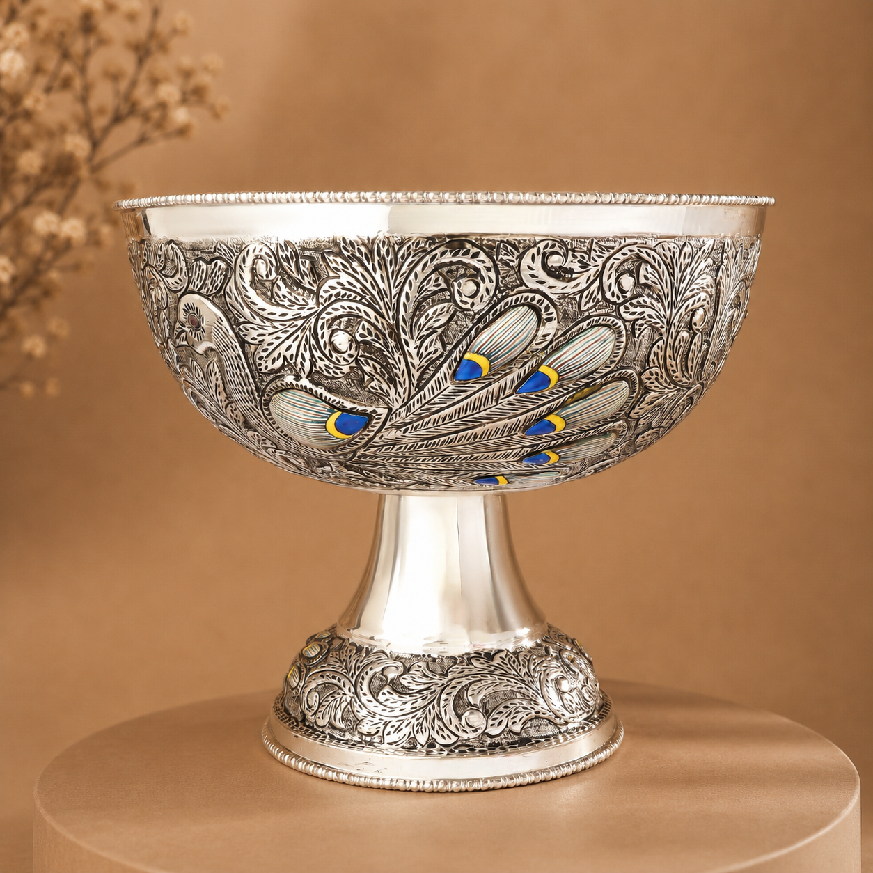 Laasya Antique Silver Bowl
