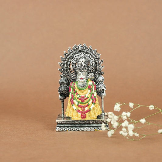 Classy Khatu Shyam Silver Idol