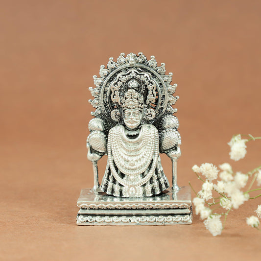 Ethereal Khatu Shyam Silver Idol