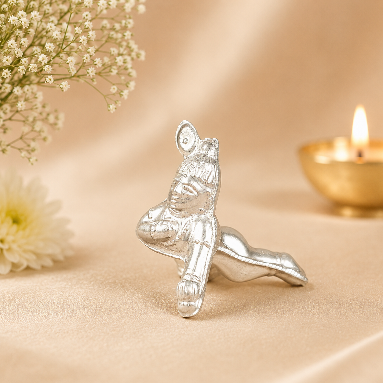 Classy Kanhaiya Silver Idol