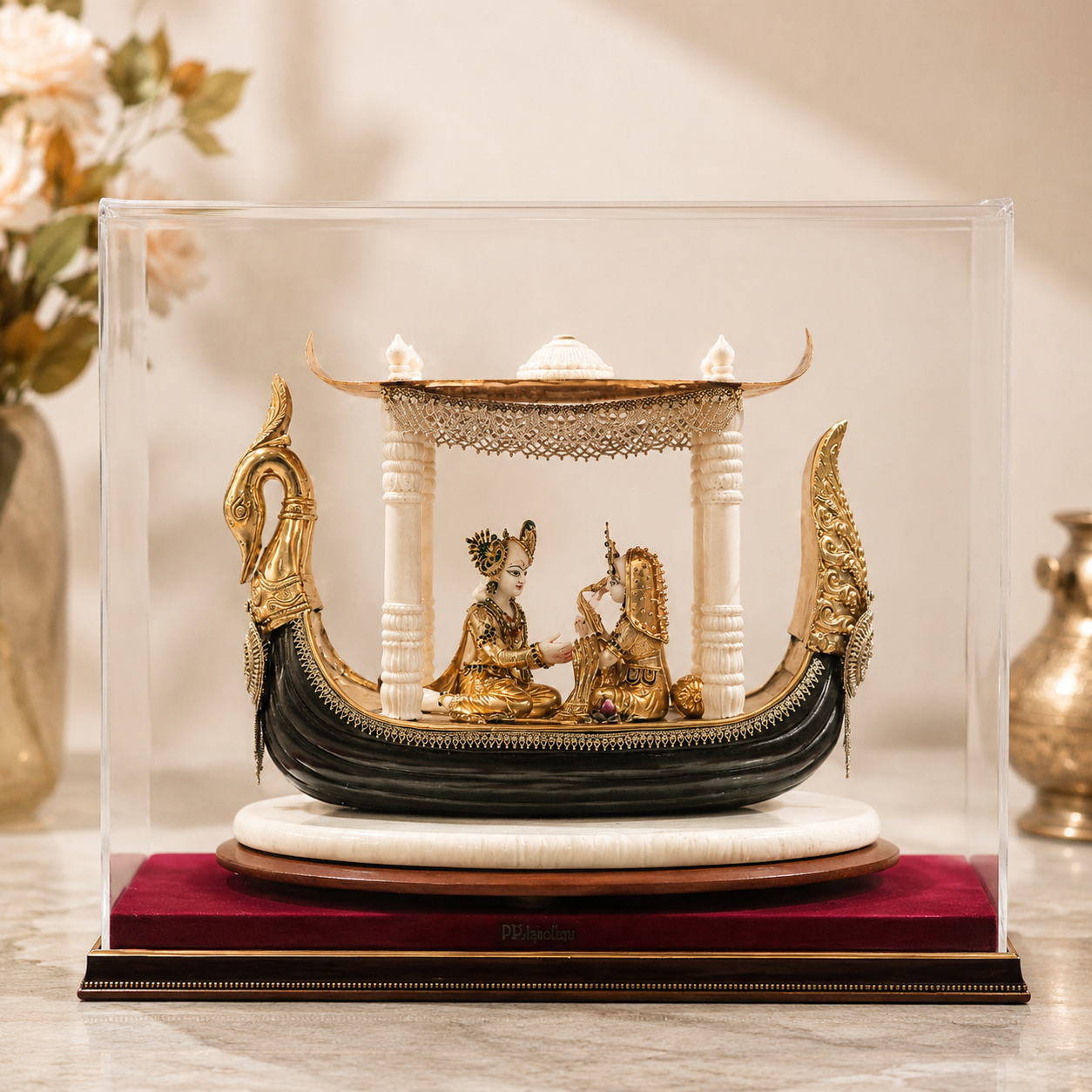 Sensational Radha Krishna Silver Idol