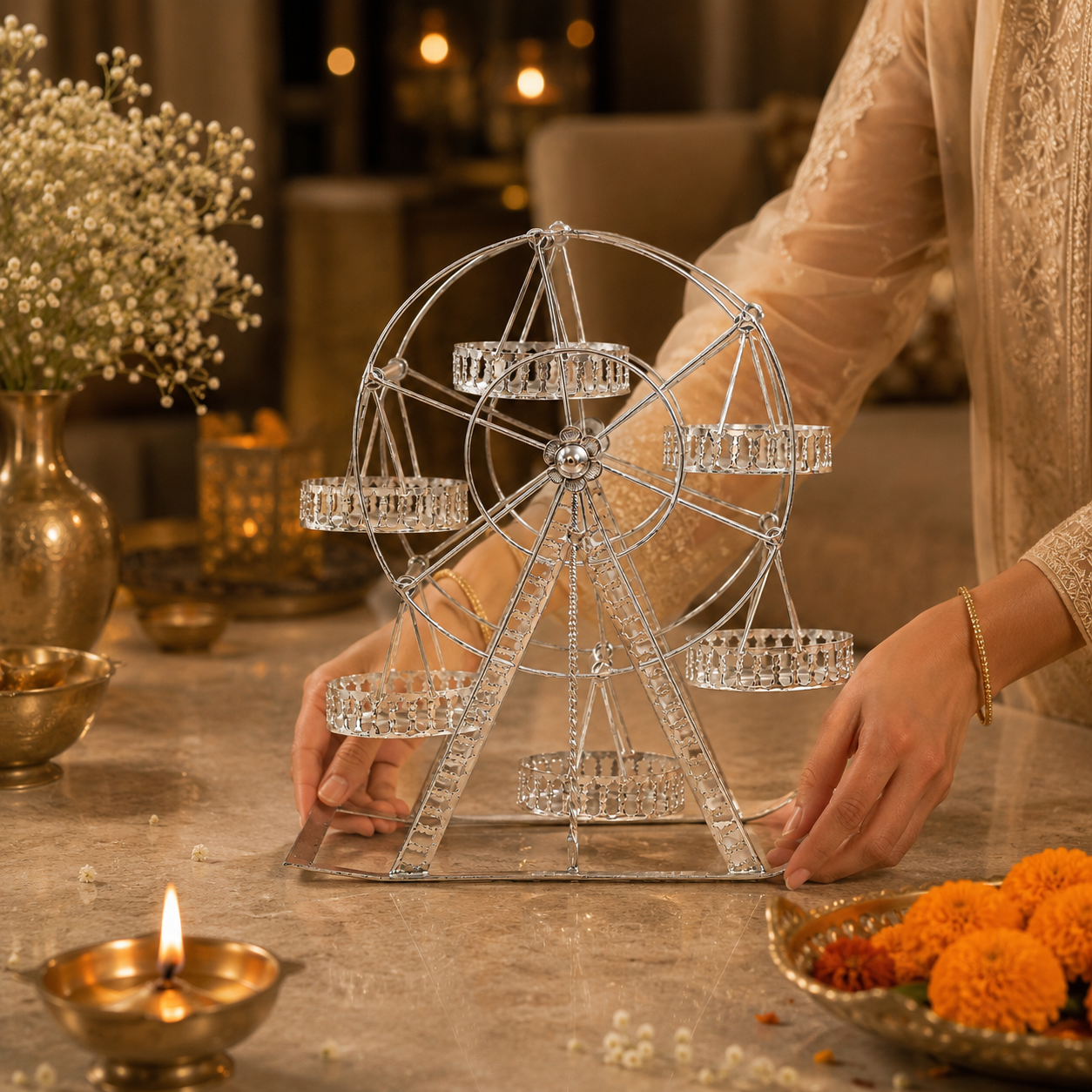 Fancy Silver Showpiece