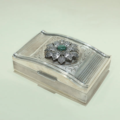 Alluring Silver Dryfruit Box