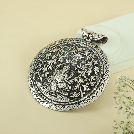 Unique Silver Pendant