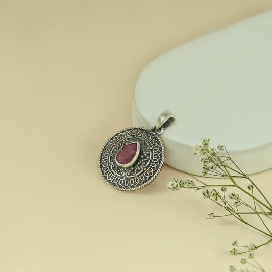 Beaming Silver Pendant