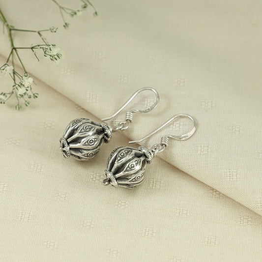 Dazzling Silver Earrings