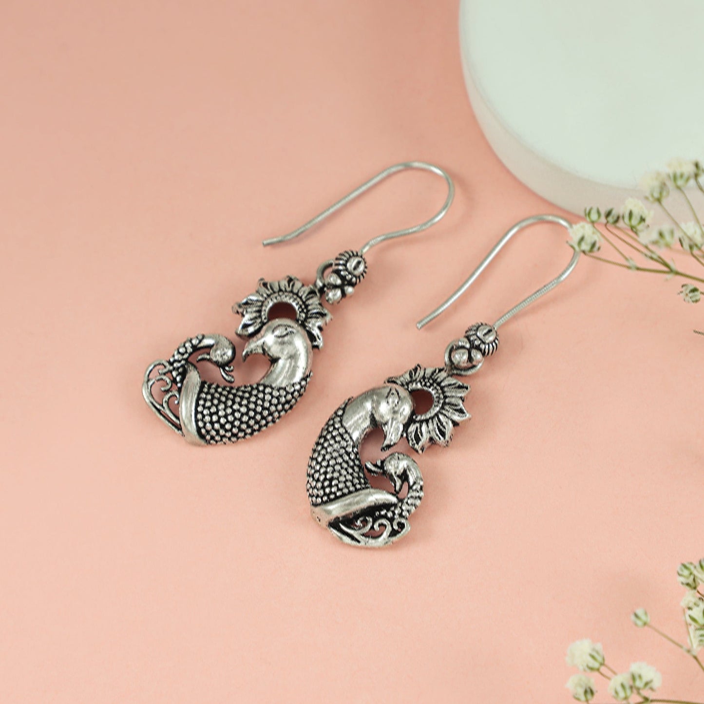 Modern Silver Earrings