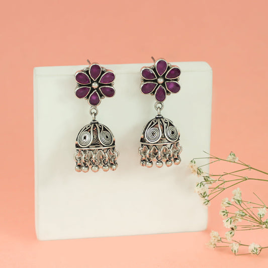 Thrilling Silver Earrings