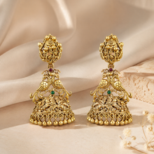Mayurika Heritage Silver Jhumki