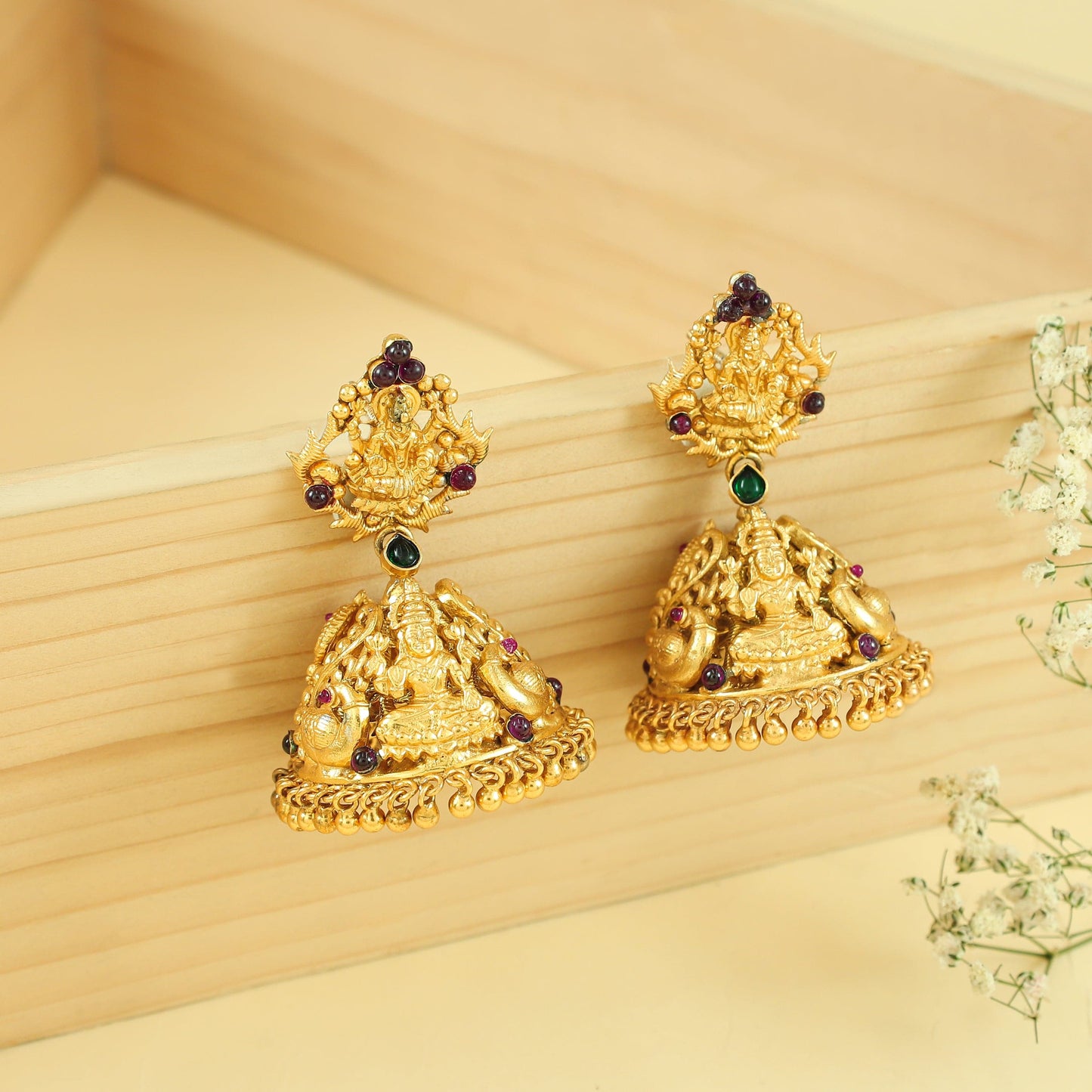 Vartika Gold Plated Silver Earrings