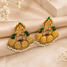 Mehera Antique Iinspired Silver Earrings