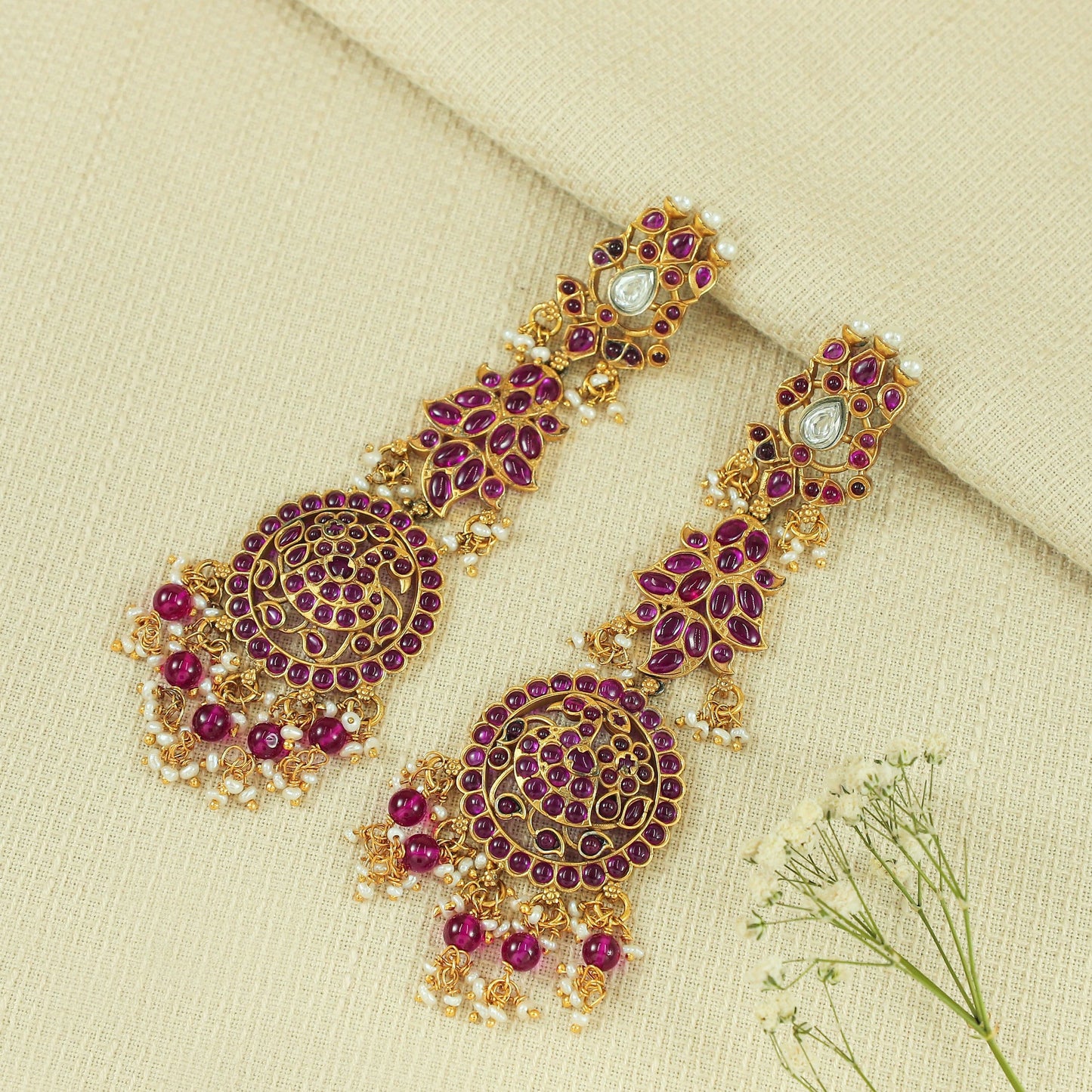 Molika Gold Plated Silver Earrings