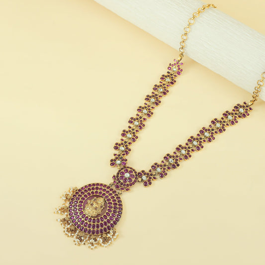 Divika Gold Plated Silver Necklace