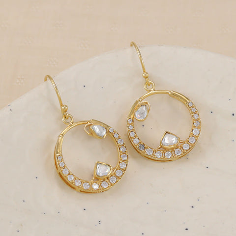 Prerna Glow And Shine Circles Earrings