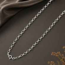 Aarav Link Classic Silver Chain For Him