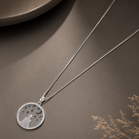 Anaya Moon & Stars Silver Chain