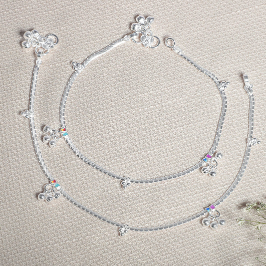 Ridhi Silver Anklets