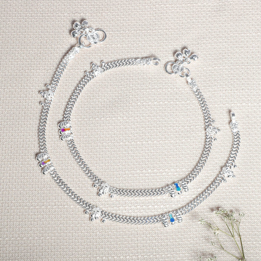 Bhavanya Silver Anklets