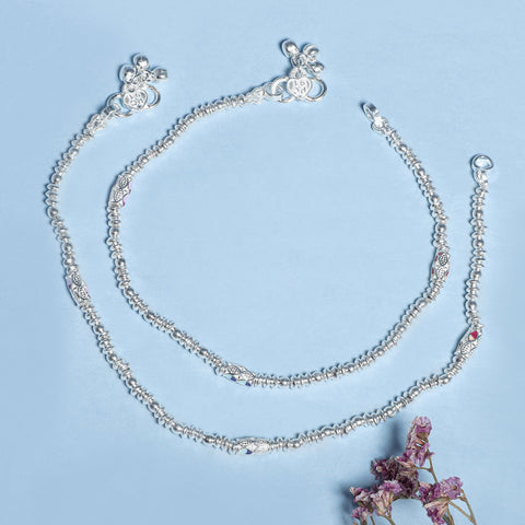 Sitara Moti Anklets