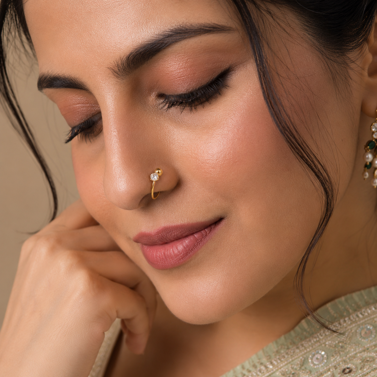 Veda Minimal Shine Nose Ring
