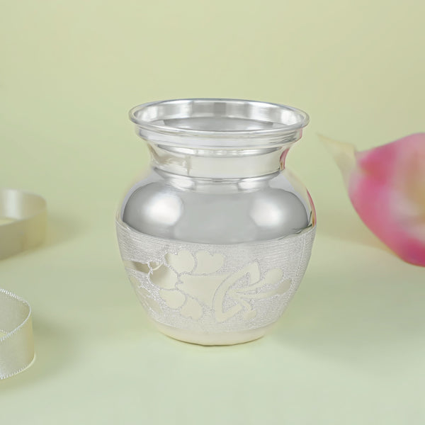 Premium Bloom Silver Kalash