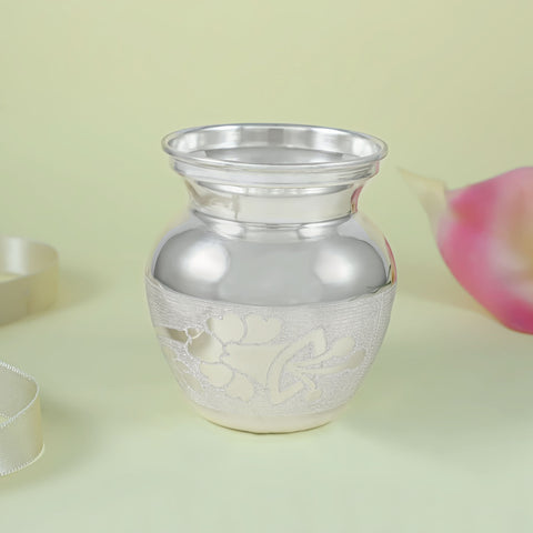 Premium Bloom Silver Kalash