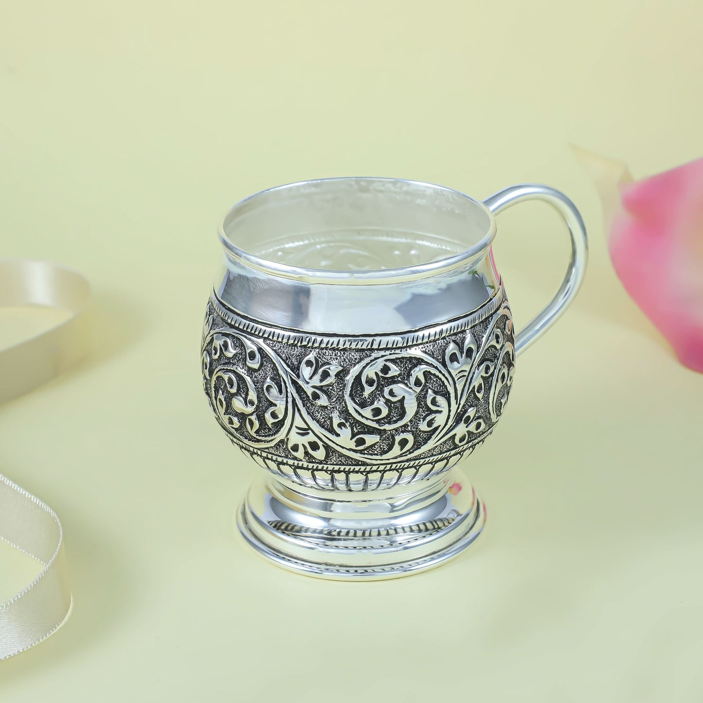 Luxury Vine Silver Cup Set