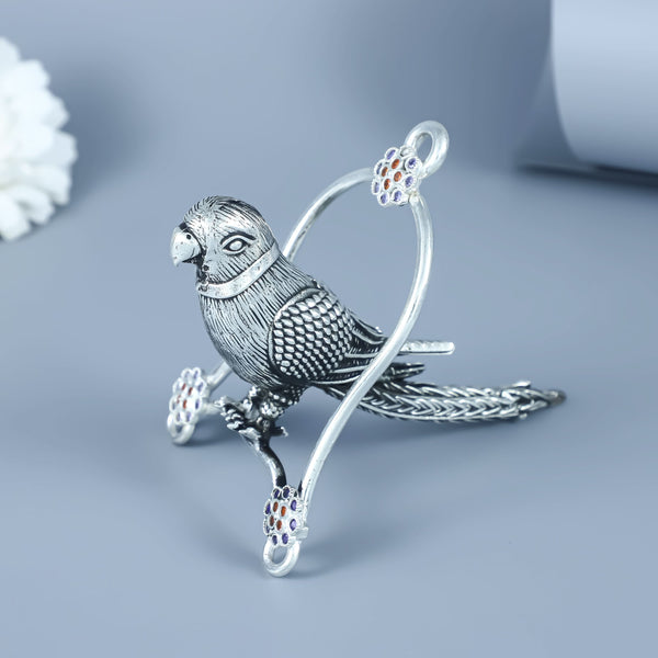 Artistic Bird Parrot Silver Showpiece