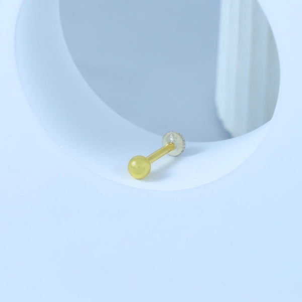 Naina Classic Glow Gold Nose Pin