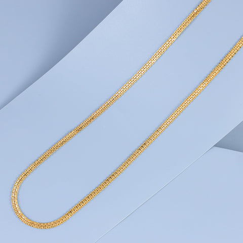 Pranav Double Rope Gold Chain For Him