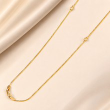 Devika Designer Bead Accent Gold Chain