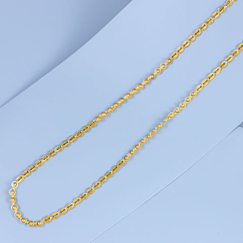 Ishita Fancy Oval Link Gold Chain