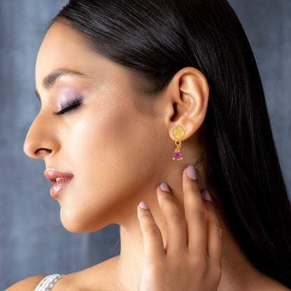 Jaanvi Joyful Gold Earrings