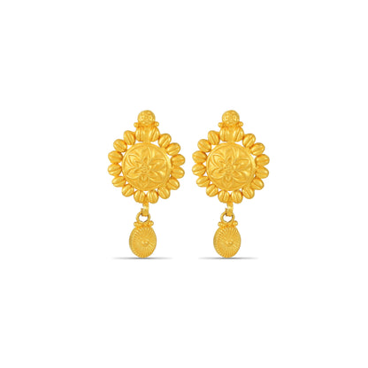 Rubina Traditional Gold Earrings